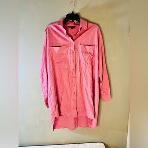 Zac & Rachel Rose Button-Up Blouse/shirt dress